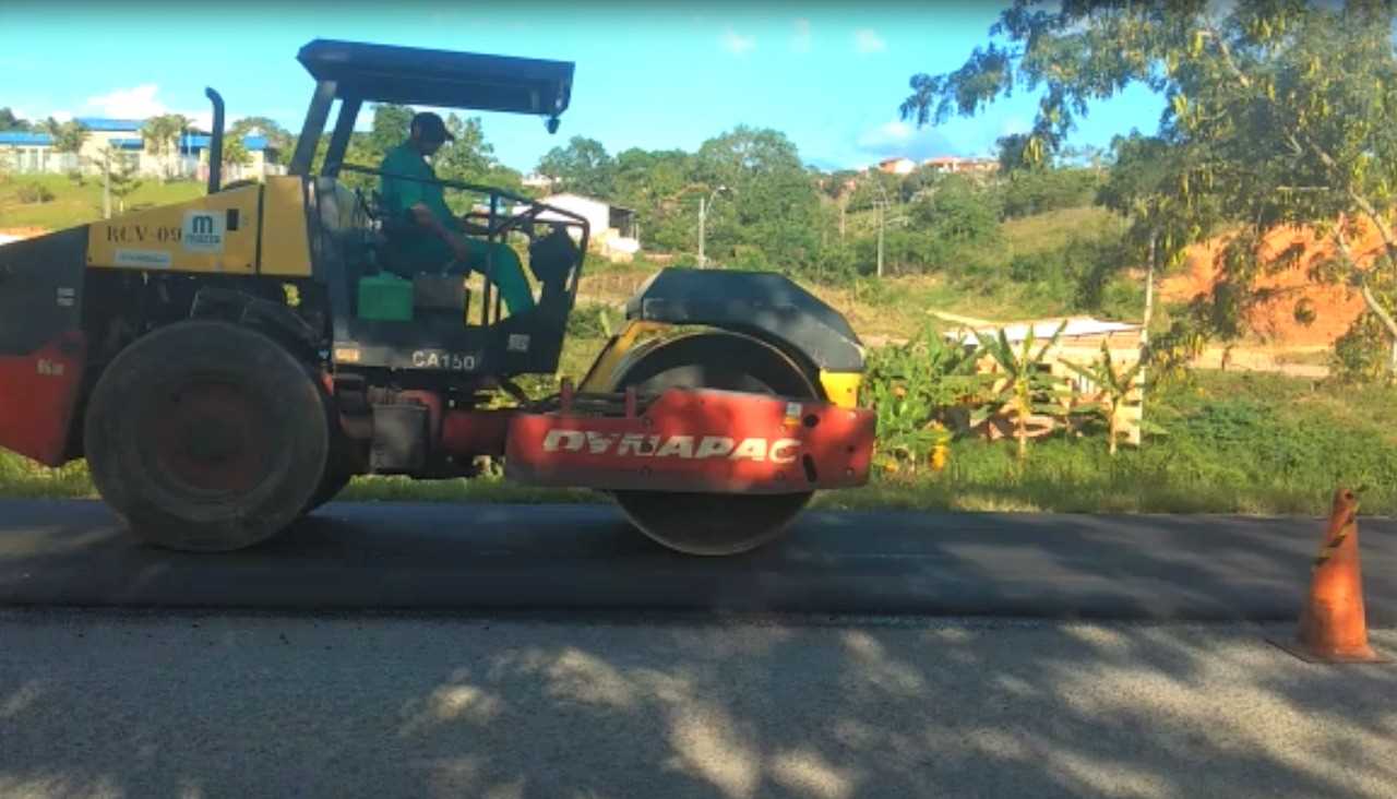 Camacã: Empresa reinicia os serviços de recapeamento do trevo
